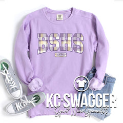 BSHS GG&CO ORCHID COMFORT COLORS SWEATSHIRT
