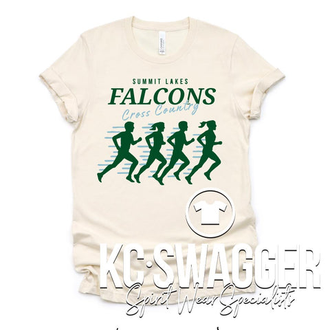 SLMS XC HEATHER DUST BELLA CANVAS TEE