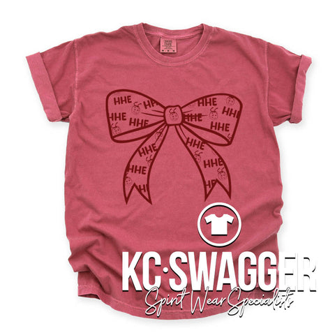 HHE HORNETS CRIMSON COMFORT COLORS TEE