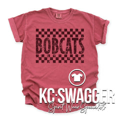 WBE BOBCATS CRIMSON COMFORT COLORS TEE