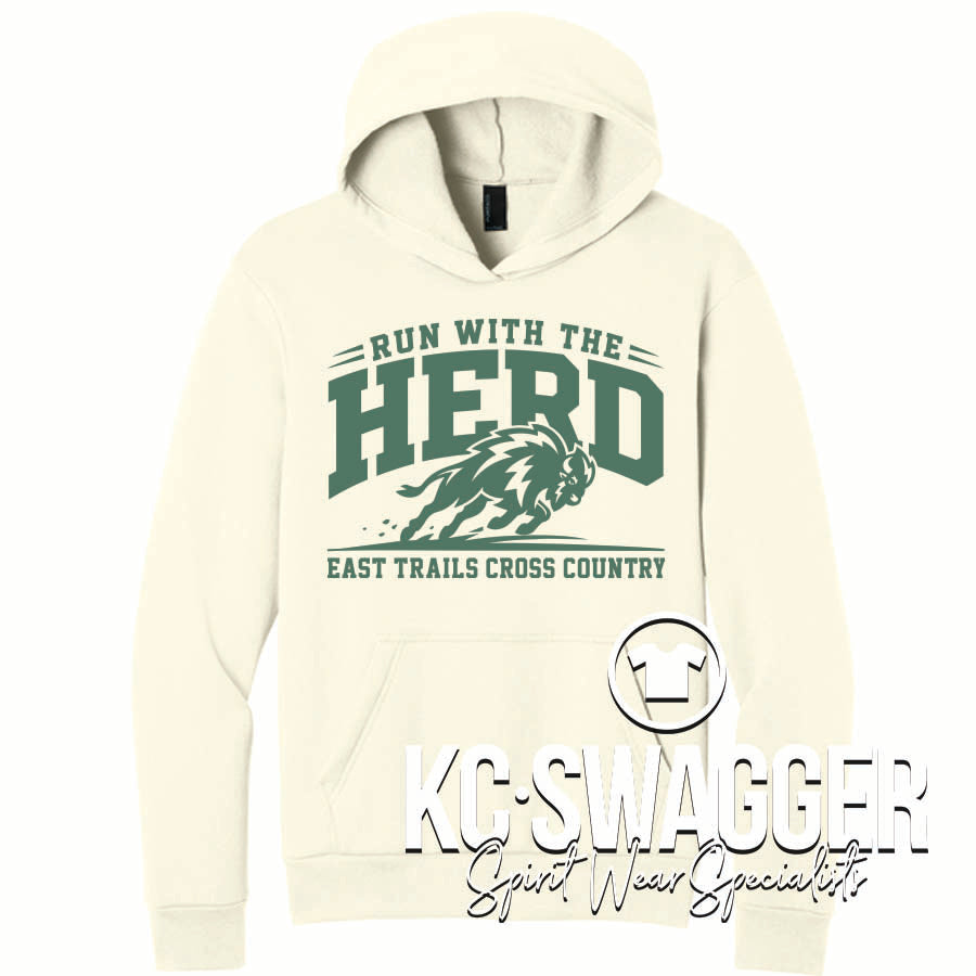ETMS XC IVORY PORT AND CO EASY FLEECE HOODIE