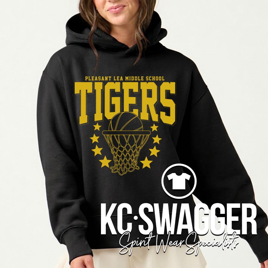 PLMS GIRLS BASKETBALL BLACK PORT AND CO HOODIE