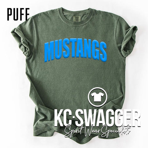 FSE MUSTANGS HEMP COMFORT COLORS TEE