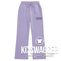 BSHS GIRLS TRACK AND FIELD ORCHID ENZA WIDE LEG SWEATPANTS