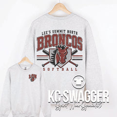 LSN SOFTBALL ASH GILDAN SWEATSHIRT