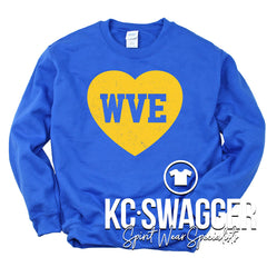 WVE WILDATS ROYAL PORT AND CO SWEATSHIRT