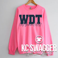 LSWDT NEON PINK GILDAN SWEATSHIRT