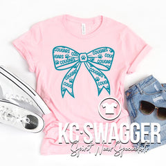 CME COUGARS PINK BELLA CANVAS TEE