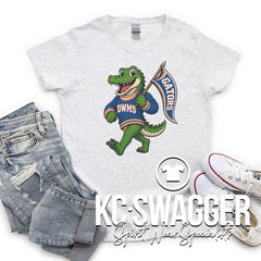 DWMS GATORS ASH NEXT LEVEL TRI-BLEND TEE
