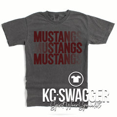 BCMS MUSTANGS PEPPER COMFORT COLORS TEE