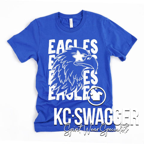 SKYWAY EAGLES ROYAL BELLA CANVAS TEE