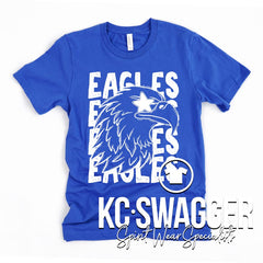 SKYWAY EAGLES ROYAL BELLA CANVAS TEE
