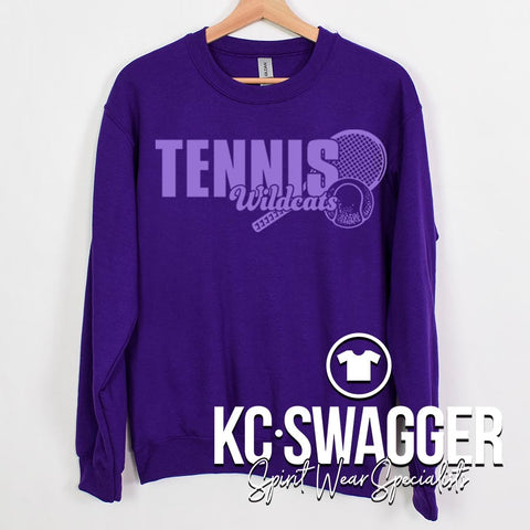 BSHS GIRLS TENNIS PURPLE PORT AND CO SWEATSHIRT