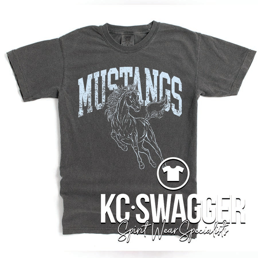 PBE MUSTANGS PEPPER COMFORT COLORS TEE