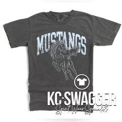 PBE MUSTANGS PEPPER COMFORT COLORS TEE
