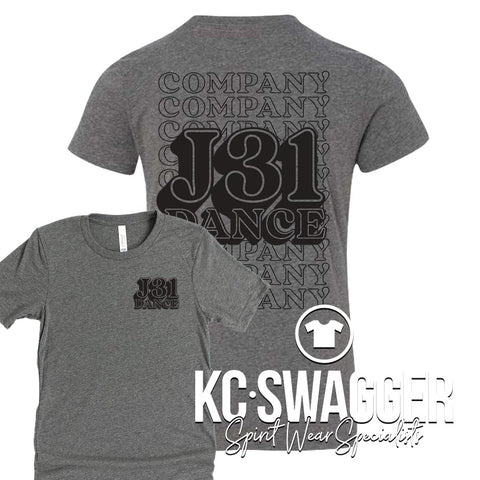 J31 DANCE DEEP HEATHER TEE