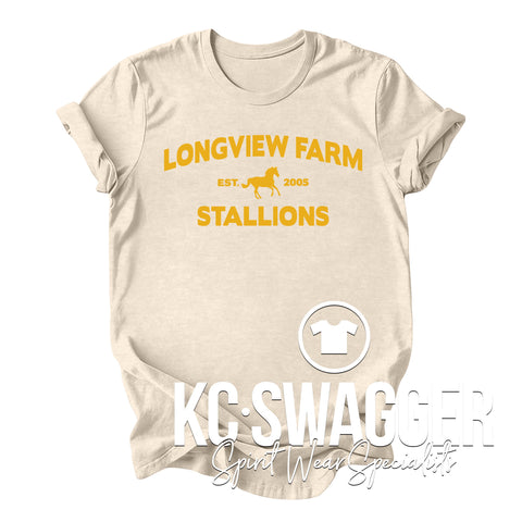 LFE STALLIONS NATURAL BELLA CANVAS TEE
