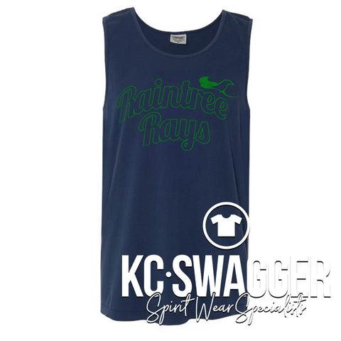 RAINTREE RAYS NAVY UNISEX TANK (ADULT ONLY)