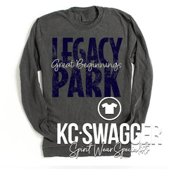 GREAT BEGINNINGS PEPPER LONG SLEEVE COMFORT COLORS TEE