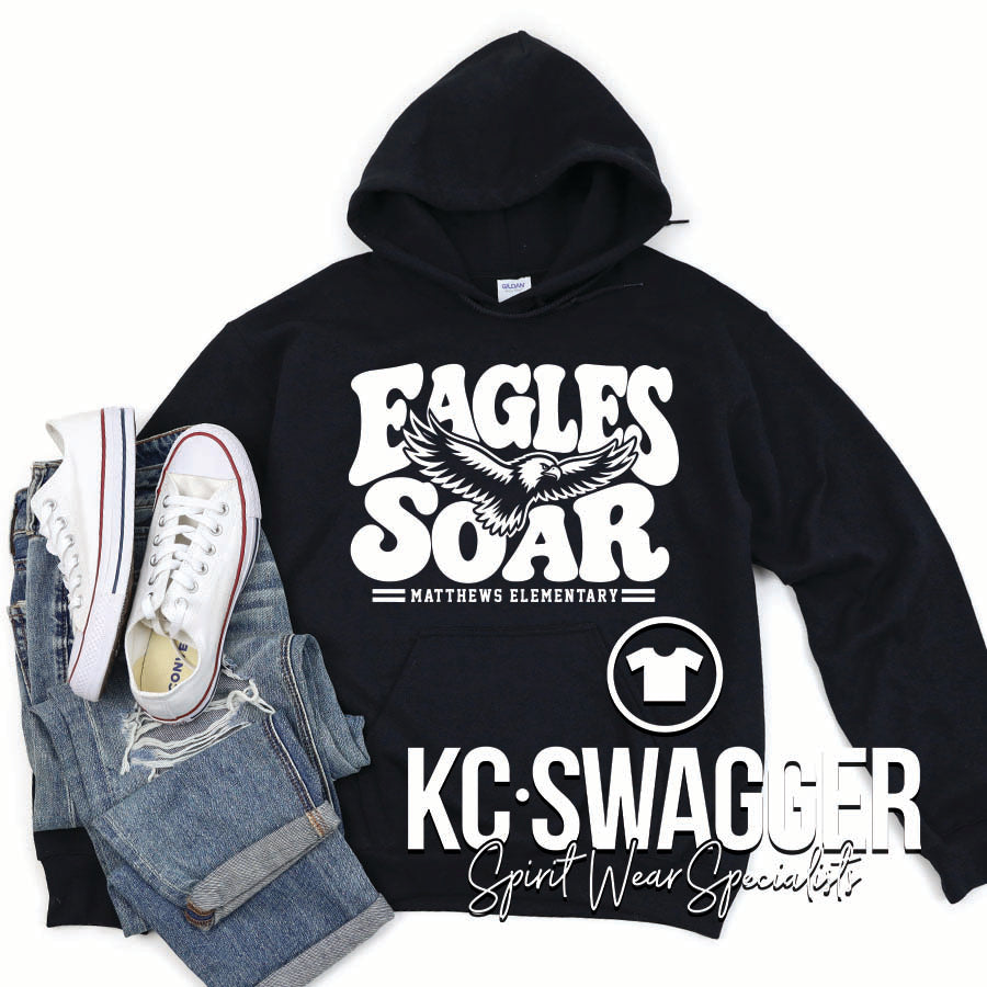 GVME EAGLES BLACK PORT AND CO HOODIE