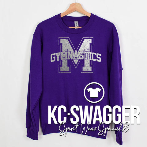 MERCURY GYMNASTICS PURPLE JERZEES SWEATSHIRT