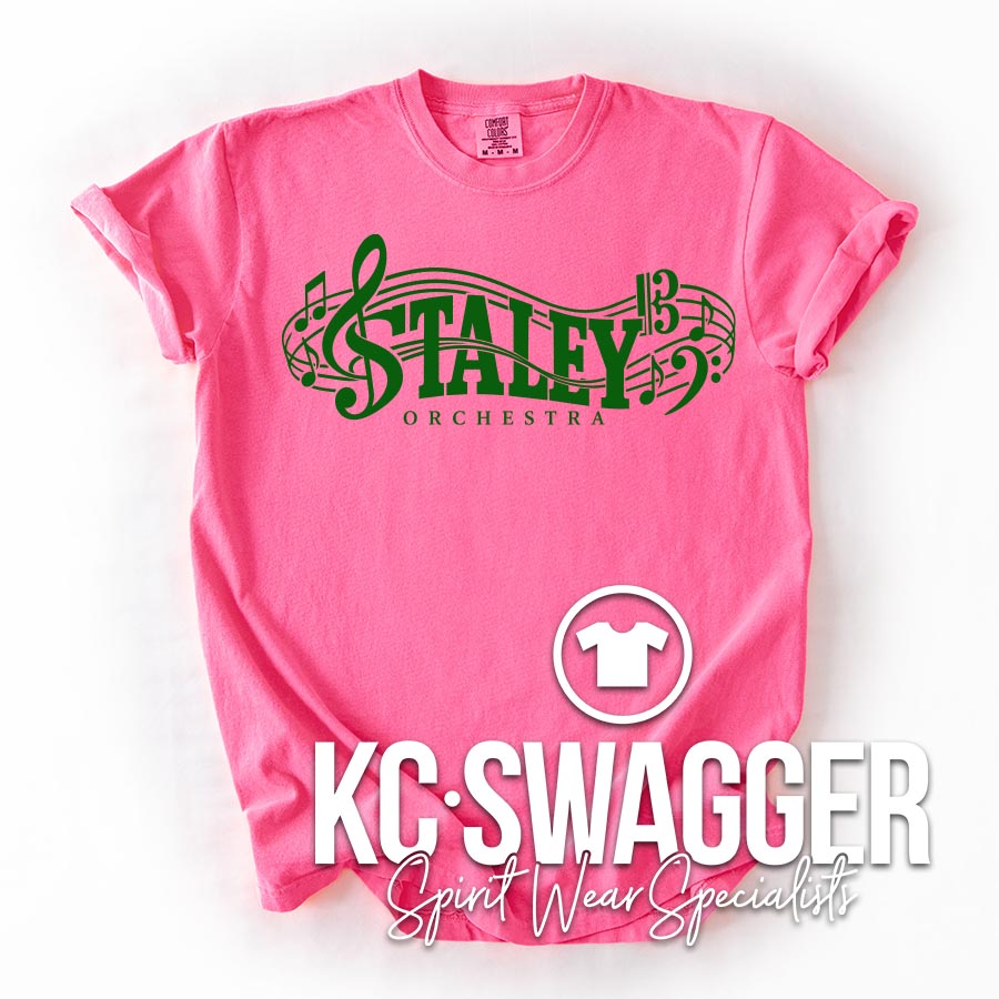 SHS ORCHESTRA NEON PINK COMFORT COLORS TEE