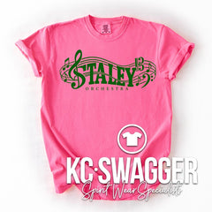 SHS ORCHESTRA NEON PINK COMFORT COLORS TEE