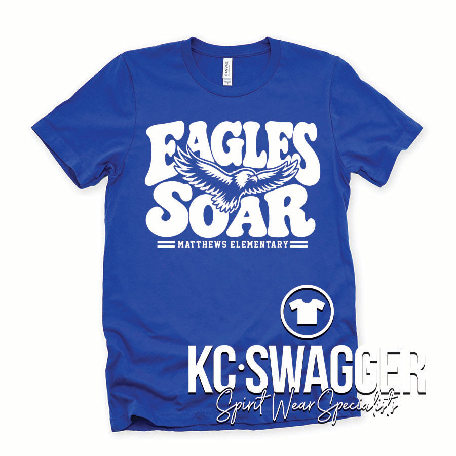 GVME EAGLES TRUE ROYAL BELLA CANVAS TEE