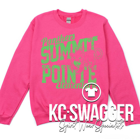 SPE PANTHERS SANGRIA PORT AND CO SWEATSHIRT