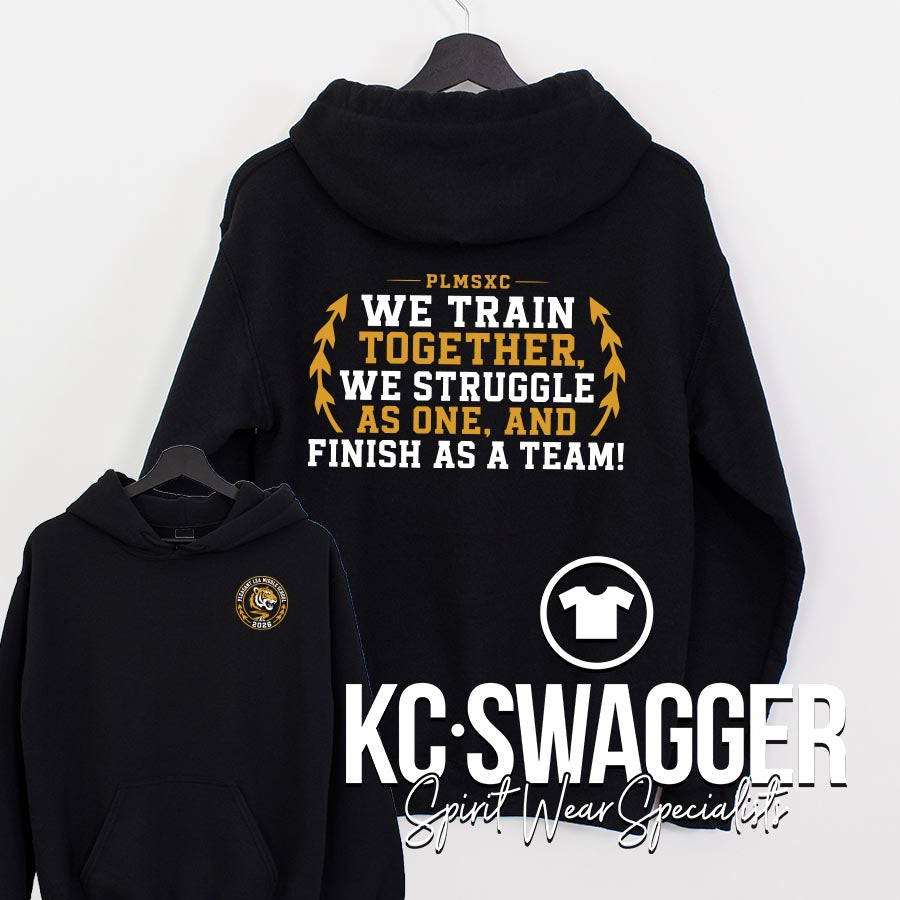 PLMS XC BLACK PORT AND CO EASY FLEECE HOODIE