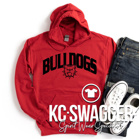 ODESSA BULLDOGS RED HOODIE