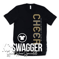LSHS CHEER BLACK BELLA CANVAS TEE
