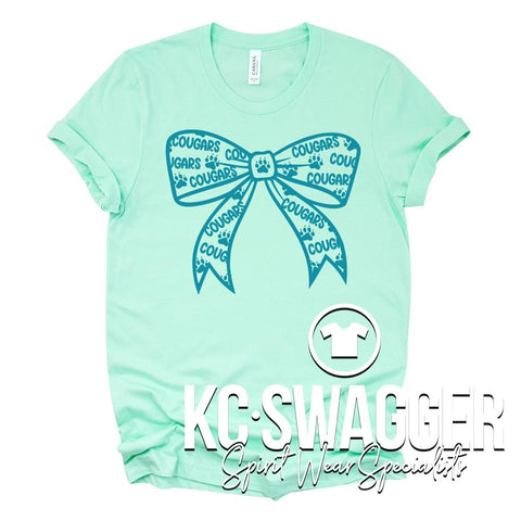 CME COUGARS MINT BELLA CANVAS TEE