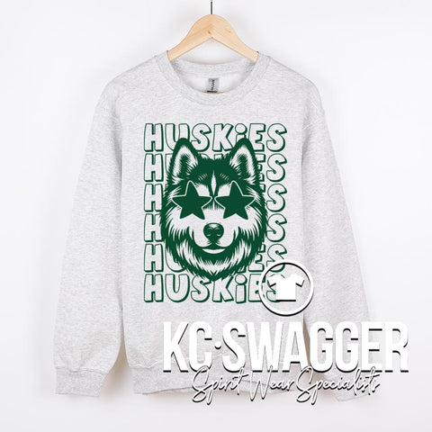 MRMS HUSKIES ASH JERZEES SWEATSHIRT