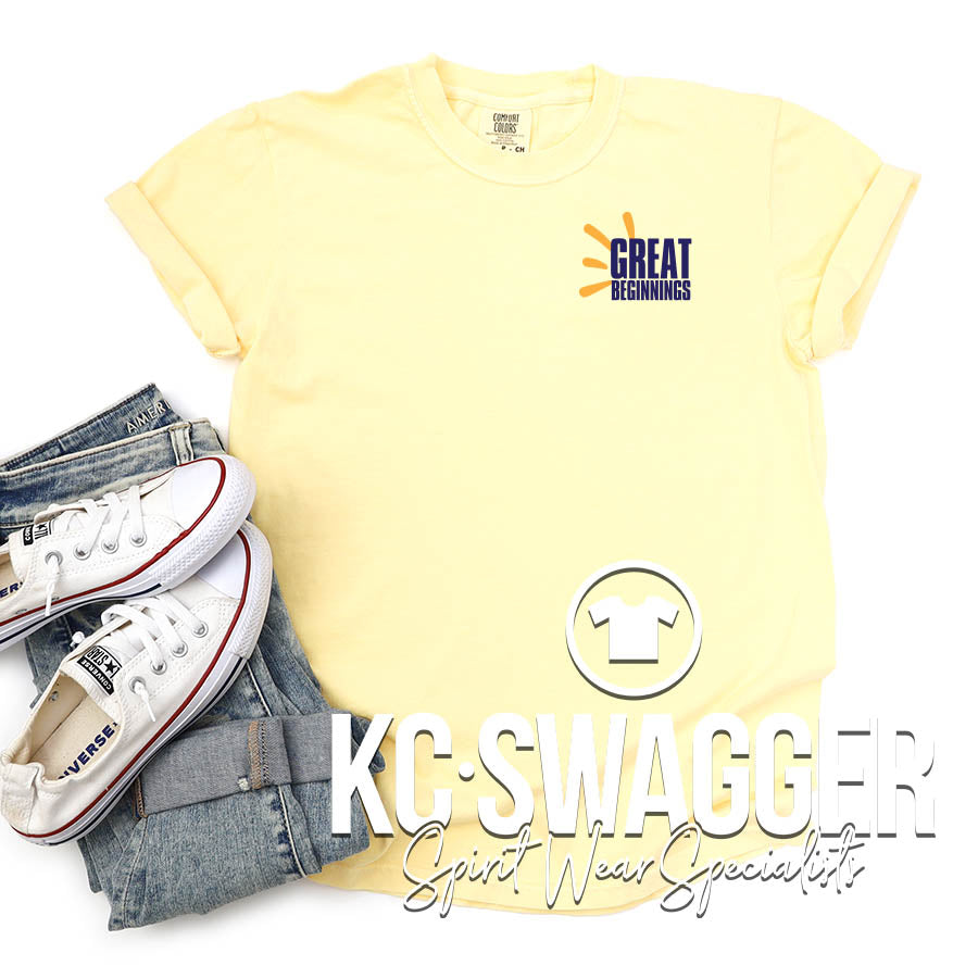 GREAT BEGINNINGS BUTTER COMFORT COLORS TEE