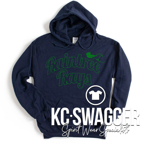 RAINTREE RAYS NAVY HOODIE