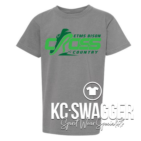 ETMS XC GREY COMFORT COLORS TEE