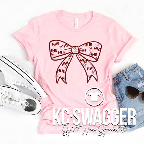 HHE HORNETS PINK BELLA CANVAS TEE