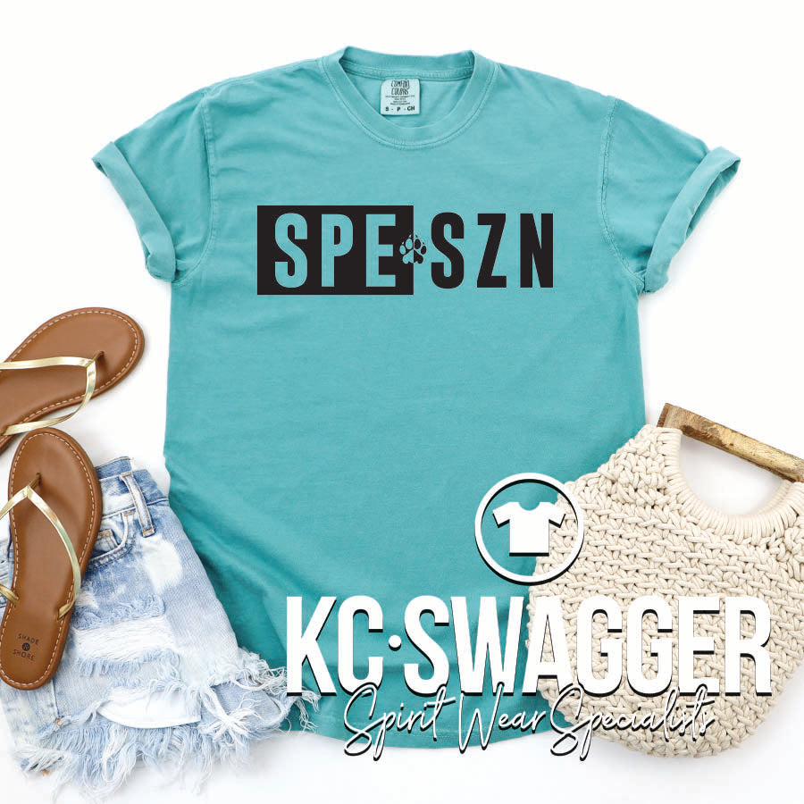 SPE PANTHERS SEAFOAM COMFORT COLORS TEE