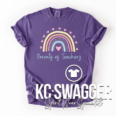 LSR7 PAT GRAPE COMFORT COLORS TEE