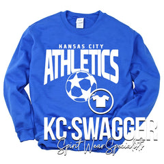 ATHLETICS SOCCER ROYAL GILDAN SWEATSHIRT