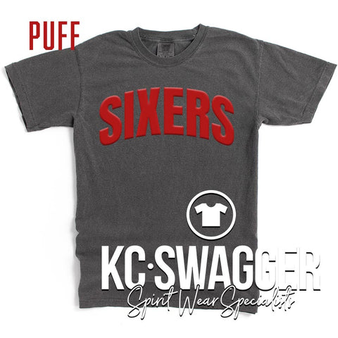 SIXERS BASKETBALL PEPPER COMFORT COLORS TEE