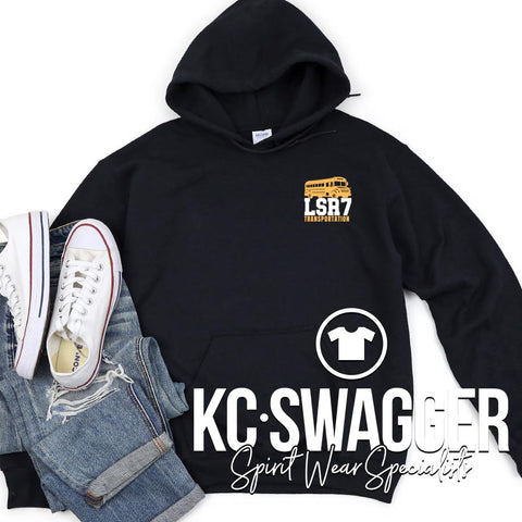 LSR7 TRANSPORTATION BLACK HOODIE