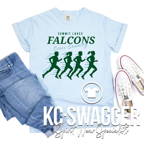 SLMS XC CHAMBRAY COMFORT COLORS TEE