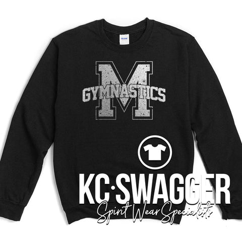 MERCURY GYMNASTICS BLACK GILDAN SWEATSHIRT