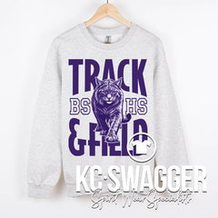 BSHS GIRLS TRACK AND FIELD ASH GILDAN SWEATSHIRT