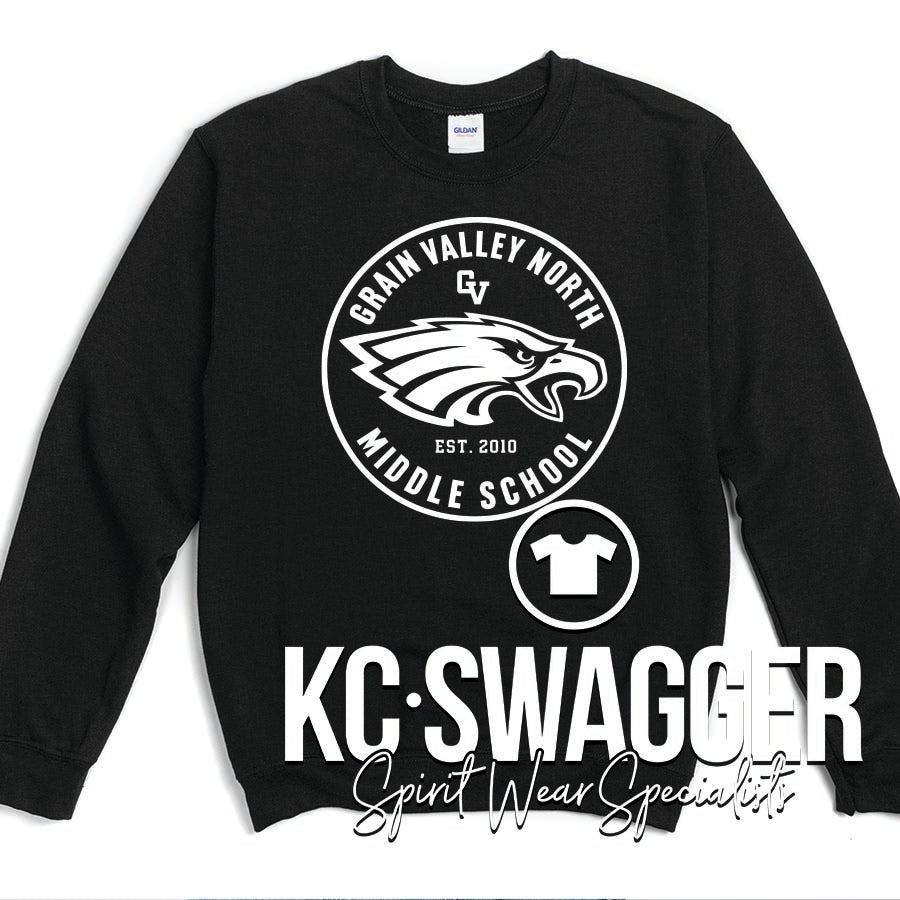 GVNMS EAGLES BLACK PORT AND CO SWEATSHIRT