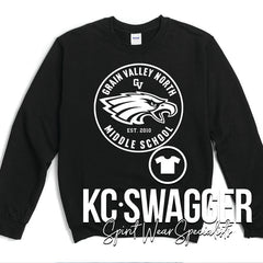 GVNMS EAGLES BLACK PORT AND CO SWEATSHIRT