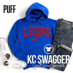 KC EAST LIONS ROYAL GILDAN HOODIE