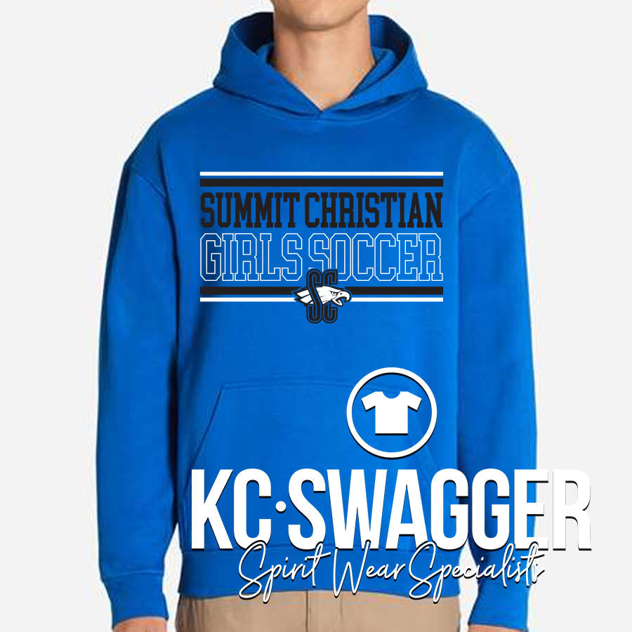 SCA GIRLS SOCCER COBALT LANE SEVEN OVERSIZED HOODIE
